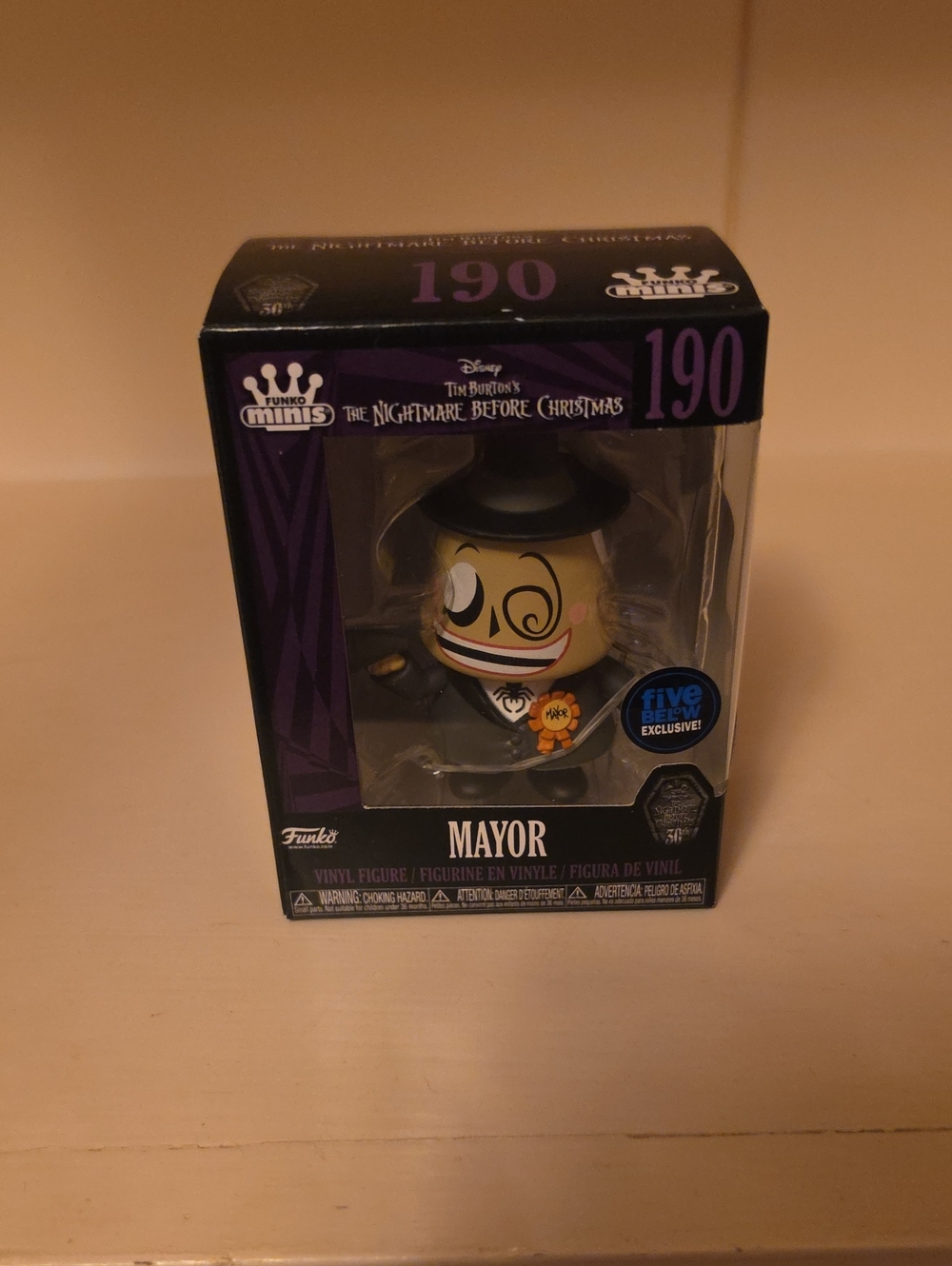 Funko The Nightmare Before Christmas Mayor Figure - Yellow, Black & Purple